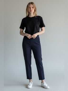 OGL tapered leg work pants in Navy